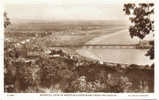 General View Of Weston Super Mare From The Woods RPPC 1959 H.J. Series - Weston-Super-Mare