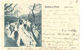 Bettws (Betws) Y Coed Swallow Falls 1901 Llandudno + Kristiania (Norway) Postmark - Caernarvonshire