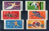 1964 Cuba  Tokyo Olympic Games Cpl Set Of 6 Value Yvert Cat. N° 732/37 Perfect MNH ** - Sommer 1964: Tokio