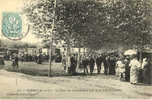 YERRES - La Place Des Camaldules Le Jour De La Fète - Voy. 1906, Parfait état - Yerres