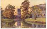 Watercolour, St John´s College Chapel, Cambridge, Valentine Art Colour PC - Cambridge