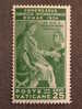 VATICANO -1935-"Congresso Giuridico" C. 25 MH* (descrizione) - Unused Stamps