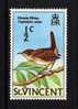 ST VINCENT - 1970 HOUSE WREN BIRD STAMP FINE MNH ** - St.Vincent (...-1979)