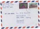 Japan Air Mail Cover Sent To Denmark 3-7-1990 - Corréo Aéreo
