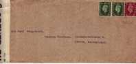 Cover 1939  To Switzerland / Censured - Opend By P.C. 66 - Storia Postale