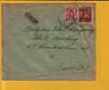 762+711 Op Brief Met Naamstempel BASECLES   (VK) - 1948 Exportation