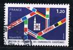 #2693 - France/Assemblée Des Communautés Européennes, Drapeaux Yvert 2050 Obl - Briefmarken