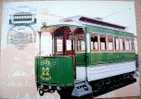 1995 PORTUGAL MAXIMUM CARD FOR 100 YEARS OF TRAMWAY IN PORTUGAL - Tram
