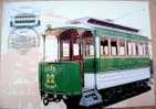 1995 PORTUGAL MAXIMUM CARD FOR 100 YEARS OF TRAMWAY IN PORTUGAL - Tramways