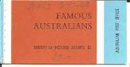 AusMH42(a)/  >Mi.Nr. 410-13 Berühmte Australier  Im Heftchen (kompl.) ** - Markenheftchen