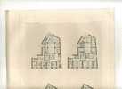 - MAISON A PARIS . PLANS .  A. FASQUELLE  ARCHI . PLANCHE PARUE EN 1900 . - Architektur