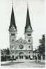 Schweiz/Suisse: AK Olten Martinskirche, 2 Scans - Olten