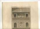 - ROME VICCOLO CELLINI N°31 . MAISON DU XVIeS. . PLANCHE PARUE EN 1900 . - Architectuur