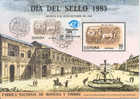 Espagne 1983  " Chariot Romain Postal " Feuille Souvenir Et Obliteration - Diligences