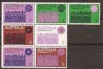 AUSTRALIA - 1971 Christmas Block Of Seven. SG 498a. MNH ** - Ongebruikt