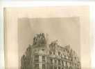 - FRANCE 75 . IMMEUBLE AV. DES CHAMPS-ELYSEES ET RUE DE BERRI  FACADE . P. FRIESE ARCHI . PLANCHE PARUE EN 1900 . - Architectuur