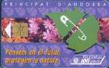 # ANDORRA 34 ADN - Protection De La Nature 50 Gem 08.95 8000ex Tres Bon Etat - Andorre