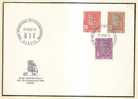 SWITZERLAND - Timbres De SERVICE - Dienstmarken - 1958 - UIT -  ANTENNA - Yvert # 395/397/398 - FDC - Dienstzegels