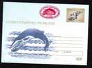 WHALE BALEINE- Hunting,entier Postal Stationery 179/2003,PMK BUCHAREST  2003 RED RARE. - Ballenas