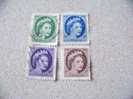 TIMBRES CANADA OBLITERES 1954 - Gebruikt