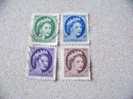 TIMBRES CANADA OBLITERES 1954 - Used Stamps