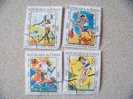 TIMBRES CONGO OBLITERES JEUX OLYMPIQUES - Afgestempeld