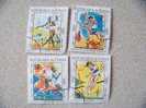 TIMBRES CONGO OBLITERES JEUX OLYMPIQUES - Usati