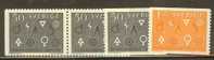 SWEDEN 1963 MICHEL No: 506-507  MNH - Unused Stamps