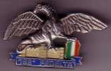 Insigne Italie - Académie Militaire De Modène - 168° Fedelta, Drapeau Italien, Griffon Sur Un Batiment - Other & Unclassified