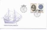 Norway FDC King Christian IV 400th Anniversary 7-10-1988 With SHIP Cachet - FDC