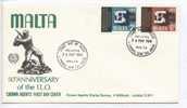 Malta FDC ILO 50th. Anniversary 26-5-1969 - IAO