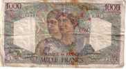 Billet De 1000 Francs "Minerve Et Hercule" 1-9-1949.A - 1 000 F 1945-1950 ''Minerve Et Hercule''