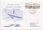 Denmark First SAS Flight DC-10 Copenhagen - Rio De Janeiro 31-10-1979 - Storia Postale