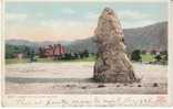 Liberty Cap, Lodge,  Yellowstone Park USA, 1902 Detroit Photographic Co. Vintage Postcard - Parques Nacionales USA