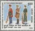 Kumaun Regiment, Army, Militaria, Gun, Rifle, Uniform, Costume, Headwear, Turban, MNH 1988, S. G. 1298, India - Unused Stamps