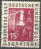 1957 Saarmesse Mi 400 / Sc 284 / YT 382 Gestempelt / Oblitéré / Used - Used Stamps