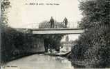 77 - SEINE Et MARNE - ESBLY - LE PONT ROUGE - BARQUE OCCUPEE - Esbly