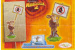 KINDER - NV155 - MADAGASCAR - Bpz Sans Figurine * - Instructions