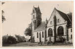 CPSM FONTENAY-TRESIGNY  - L'EGLISE ET LA ROUTE DE TOURNAN - Fontenay Tresigny