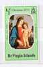 VIRGIN ISLANDS 1973 MARY CHILD Pintoricchio Madonna Painting Art Christmas Noel Natale VERGINE BAMBINO Pittura ** MNH - Madonna