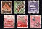 Japon 1962-1965 N°Y.T. :  698A à 701,701B Et 702A Obl. - Used Stamps