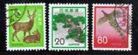 Japon 1971-1972 N°Y.T. : 1033,1034 Et 1036 Obl. - Used Stamps