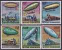 Comoro Is ( COMORES ). Sc247-52 Airships & Locomotives - Luchtballons