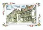 27 CONCHES - Rue Sainte-Foy  - Illustration Yves Ducourtioux - Conches-en-Ouche