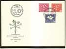 SWITZERLAND - Timbres De SERVICE - Dienstmarken - 1960 - Org. Meteorologyque Mondiale - Yvert # 414/416 - FD COVER - Dienstzegels