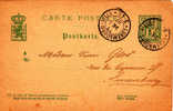 LUXEMBOURG Entier Carte Postale De Luxembourg-ville Du 26/9/1887 Via Luxemburg - Ganzsachen