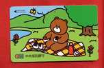 Japan Japon  Telefonkarte Télécarte Phonecard Telefoonkaart  -  CHUO  Bär Bear Ours - Comics