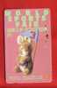 Japan Japon  Telefonkarte Télécarte Phonecard Telefoonkaart -    Steiff Knopf Im Ohr Rabbit  Hase  Kaninchen  Lapin - Conejos
