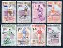 DOMINICANA 1987  Cpl Set Of 8 Value Yvert Cat. N° 444/48+ Air 101/03 Absolutely Perfect MNH ** - Zomer 1956: Melbourne