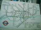 LONDON  UNDERGROUND MAP LINEE METRO VB1985 BS20380 - Subway